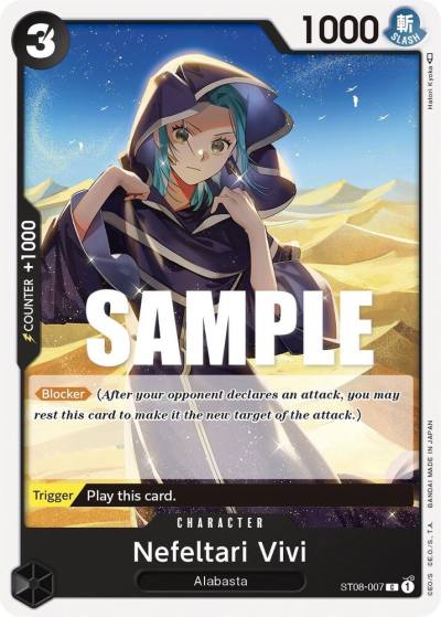 Nefeltari Vivi ST08-007 Starter Deck 8: Monkey.D.Luffy Card