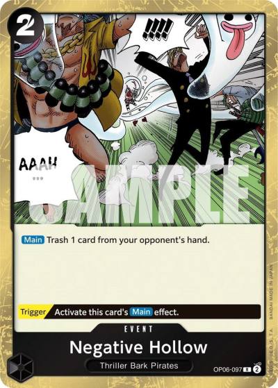 Negative Hollow OP06-097 Wings of the Captain Card