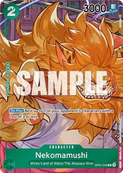 Nekomamushi (Box Topper) OP01-048 Romance Dawn Card