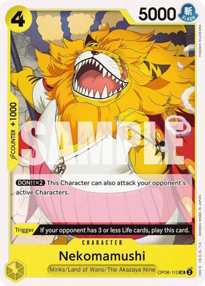 Nekomamushi OP06-110 Wings of the Captain Card