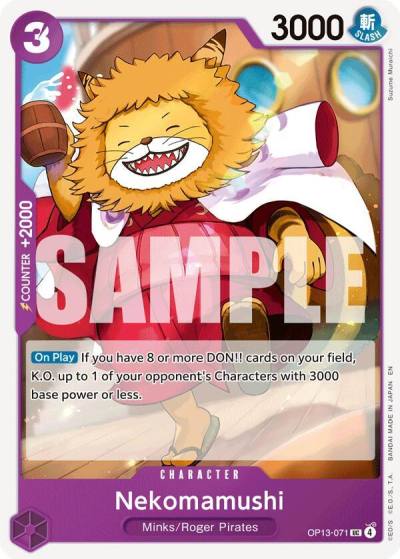 Nekomamushi OP13-071 Carrying On His Will Card
