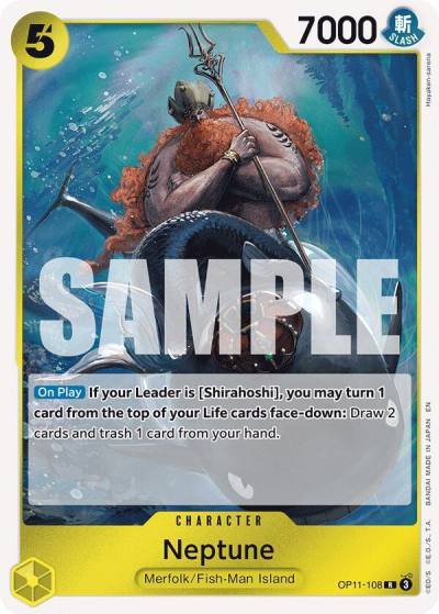 Neptune OP11-108 A Fist of Divine Speed Card
