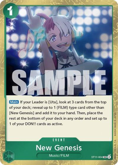 New Genesis ST11-004 Starter Deck 11: Uta Card