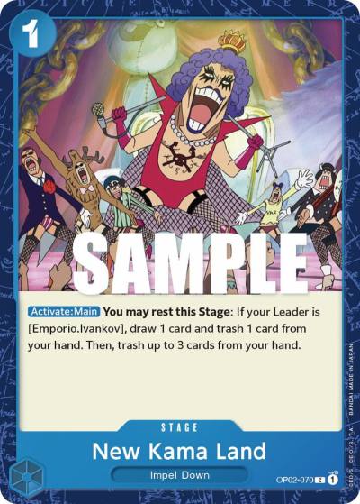New Kama Land OP02-070 Paramount War Card