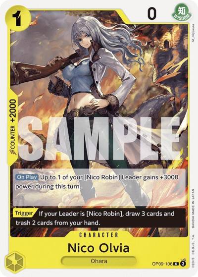 Nico Olvia OP09-106 Emperors in the New World Card