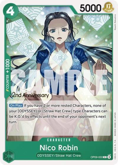 Nico Robin (033) OP09-033 Emperors in the New World: 2nd Anniversary Tournament Cards Card