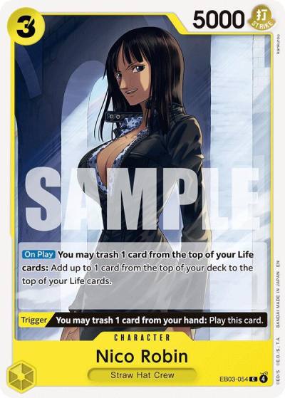 Nico Robin (054) EB03-054 Extra Booster: One Piece Heroines Edition Card