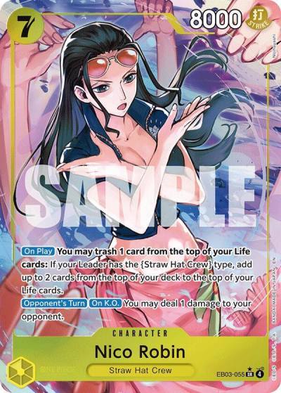 Nico Robin (055) (Alternate Art) EB03-055 Extra Booster: One Piece Heroines Edition Card
