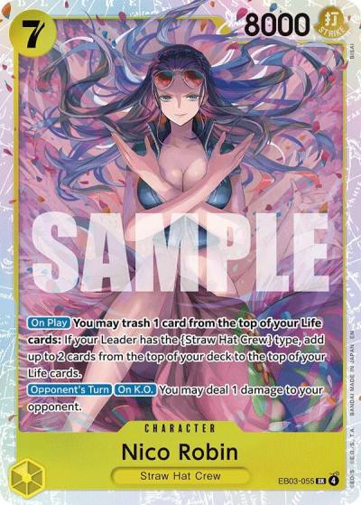 Nico Robin (055) EB03-055 Extra Booster: One Piece Heroines Edition Card