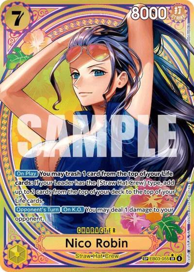 Nico Robin (055) (SP) EB03-055 Extra Booster: One Piece Heroines Edition Card