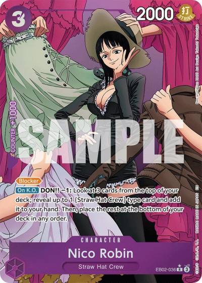 Nico Robin (Alternate Art) EB02-036 Extra Booster: Anime 25th Collection Card