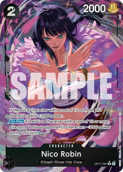 Nico Robin (Alternate Art) OP17-087 The World's Strongest Warriors Card