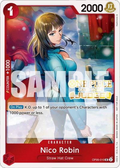 Nico Robin (Judge Pack Vol. 4) OP05-010 One Piece Promotion Cards Card