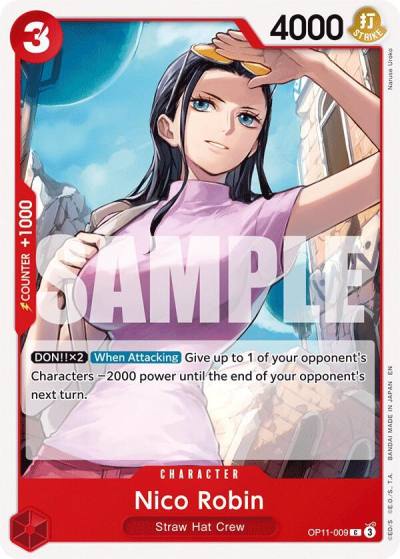 Nico Robin OP11-009 A Fist of Divine Speed Card