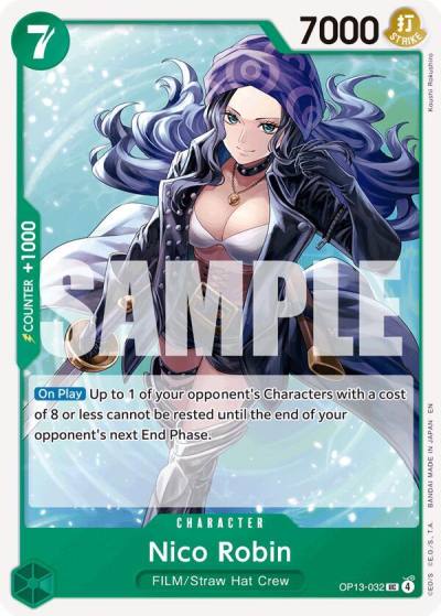 Nico Robin OP13-032 Carrying On His Will Card