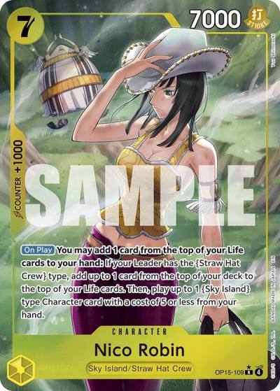 Nico Robin (OP15-109) (Alternate Art) OP15-109 Adventure on Kami's Island Card