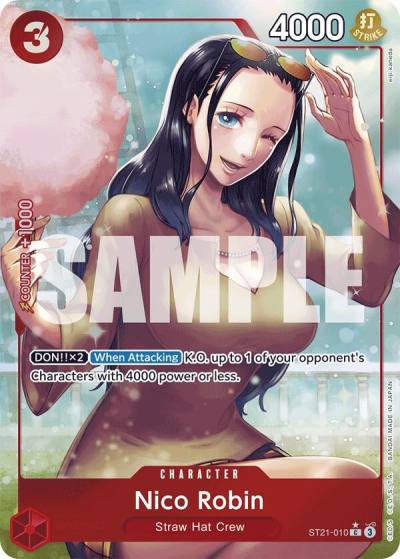 Nico Robin (Parallel) ST21-010 Starter Deck EX: Gear 5 Card