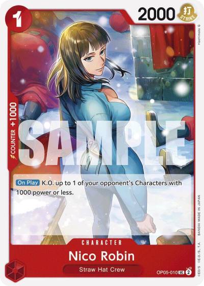 Nico Robin (Reprint) OP05-010 Premium Booster -The Best- Card