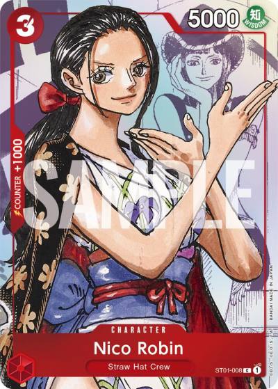 Nico Robin - ST01-008 (Alternate Art) ST01-008 One Piece Promotion Cards Card