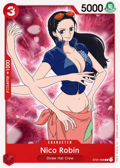 Nico Robin ST01-008 Starter Deck 1: Straw Hat Crew Card