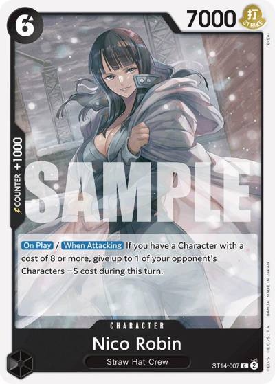 Nico Robin ST14-007 Starter Deck 14: 3D2Y Card
