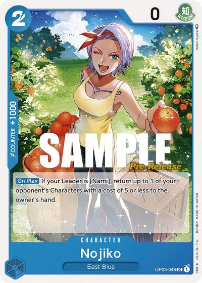 Nojiko OP03-048 Pillars of Strength Pre-Release Cards Card
