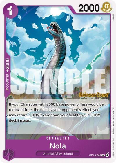 Nola OP15-069 Adventure on Kami's Island Release Event Cards Card