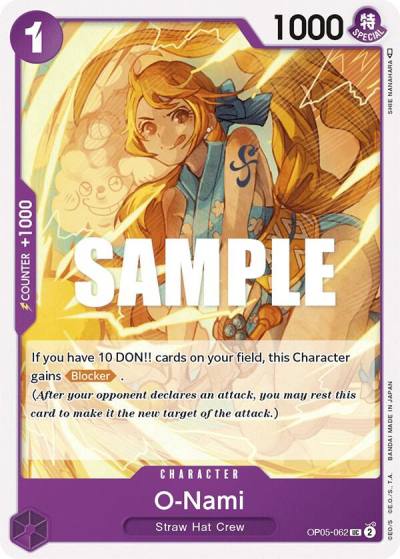 O-Nami OP05-062 Awakening of the New Era Card
