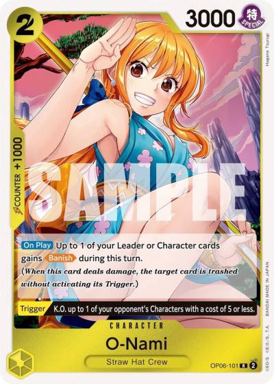 O-Nami OP06-101 Wings of the Captain Card