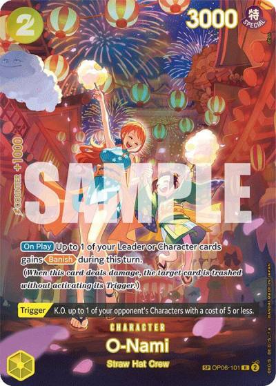 O-Nami (SP) OP06-101 500 Years in the Future Card