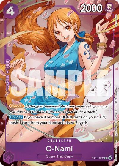 O-Nami - ST18-002 (Dash Pack) ST18-002 Extra Booster: One Piece Heroines Edition Card