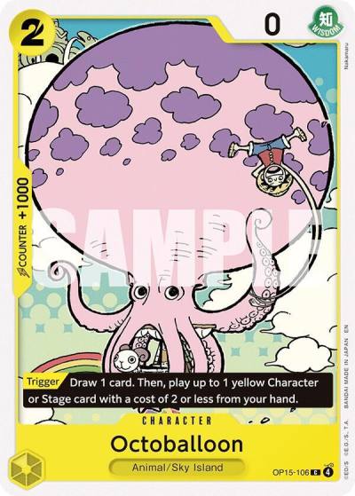 Octoballoon OP15-106 Adventure on Kami's Island Card