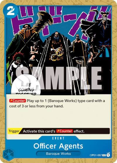Officer Agents OP01-087 Romance Dawn Card