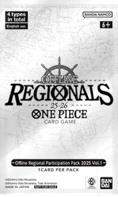 Offline Regional Participation Pack 2025 Vol. 1 One Piece Promotion Cards Card