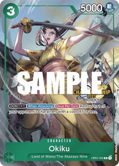 Okiku (CS 2023 Celebration Pack) OP01-035 One Piece Promotion Cards Card