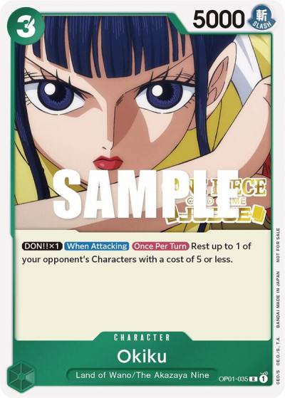 Okiku (Judge) OP01-035 One Piece Promotion Cards Card