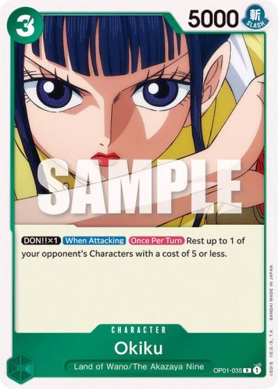 Okiku OP01-035 Romance Dawn Card