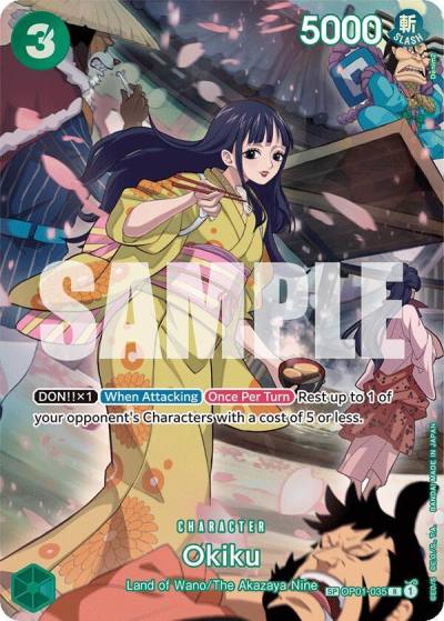 Okiku (SP) OP01-035 500 Years in the Future Card