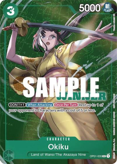 Okiku (Winner Pack Vol. 4) OP01-035 One Piece Promotion Cards Card