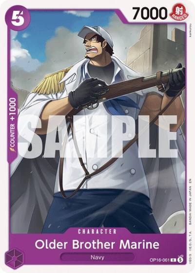 Older Brother Marine OP16-061 The Time of Battle Card