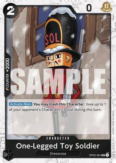 One-Legged Toy Soldier (Jolly Roger Foil) OP05-081 Premium Booster -The Best- Card