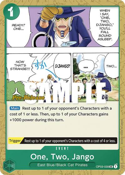 One, Two, Jango OP03-039 Pillars of Strength Pre-Release Cards Card