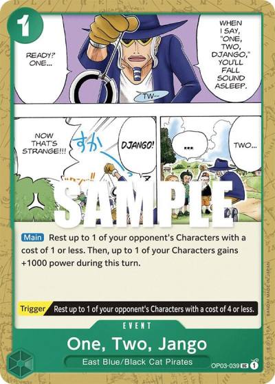 One, Two, Jango OP03-039 Pillars of Strength Card