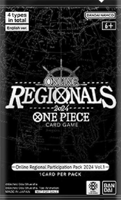 Online Regional Participation Pack 2024 Vol. 1 One Piece Promotion Cards Card