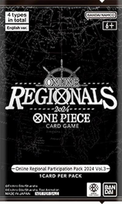 Online Regional Participation Pack 2024 Vol. 3 One Piece Promotion Cards Card