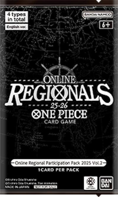 Online Regional Participation Pack 2025 Vol.2 One Piece Promotion Cards Card