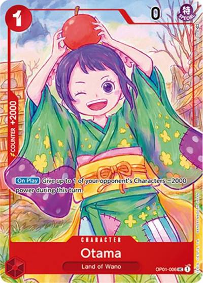 Otama (Japanese 1st Anniversary Set) OP01-006 One Piece Promotion Cards Card