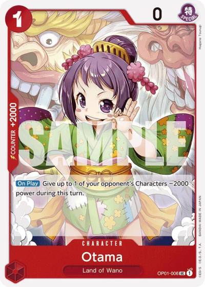 Otama (Reprint) OP01-006 Premium Booster -The Best- Card