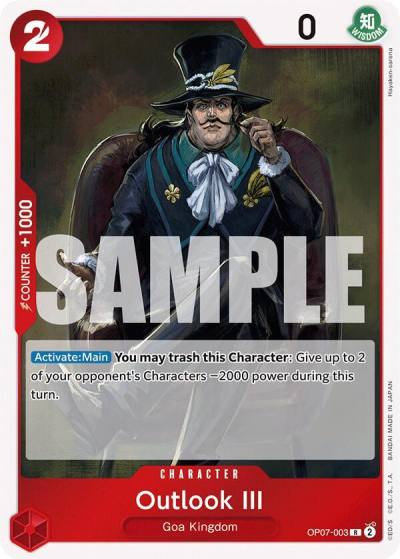 Outlook III OP07-003 500 Years in the Future Card