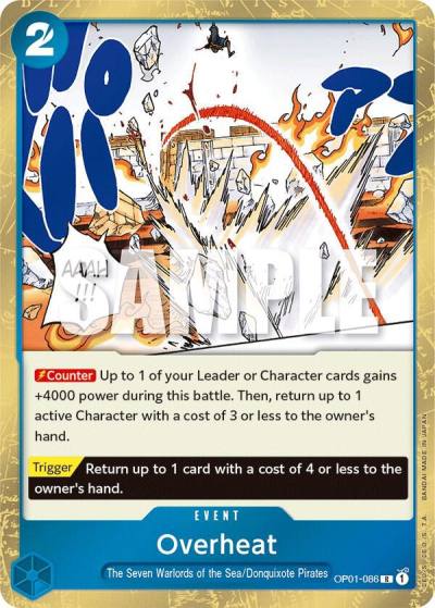 Overheat OP01-086 Romance Dawn Card